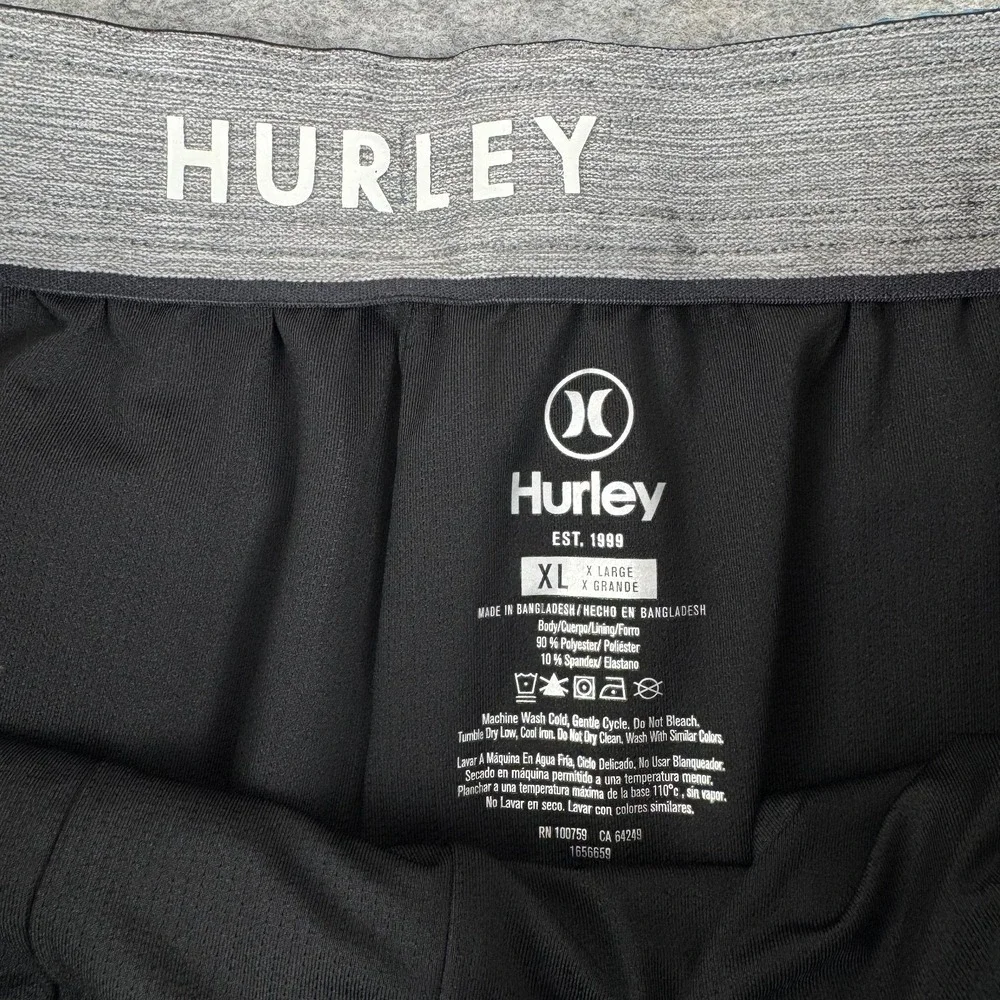 Hurley 2 In 1 Swim Trunks Shorts Lined Blue Mens XL